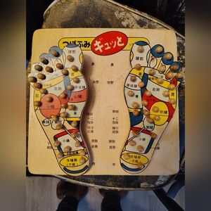 Japanese reflexology acupressure foot board